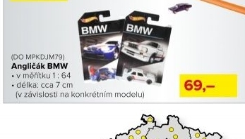Hot Wheels angličák BMW