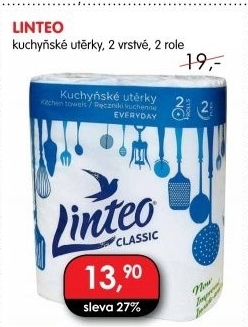 Utěrky kuchyňské 2vrstvé Classic Linteo