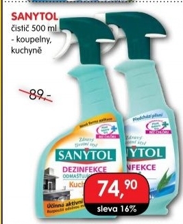 Dezinfekční čistič koupelen Sanytol