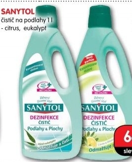 Dezinfekční univerzální čistič na podlahy Sanytol