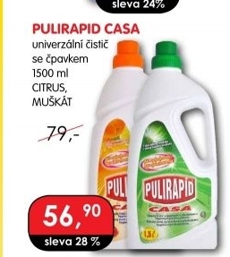 Čistič univerzální se čpavkem Casa Pulirapid