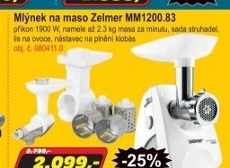 Mlýnek na maso Zelmer MM1200.83