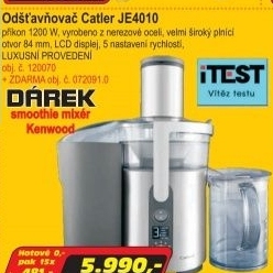 Odšťavňovač Catler JE4010 + smoothie Kenwood