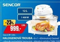 SMH 330 halogenová troubaSENCOR