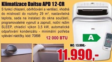 Mobilní klimatizace Daitsu APD 12-CR