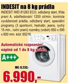 Pračka Indesit IWD 81283 ECO