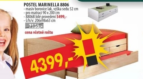 Jednolůžko MARINELLA 8806