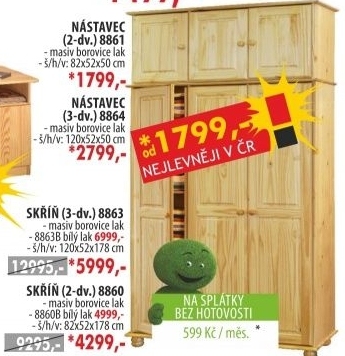 Nástavec 8861 lakovaný