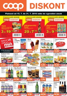 akční leták COOP 15.7.2016-31.7.2016