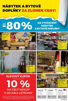 akční leták Kika nábytek 18.7.2016-31.7.2016