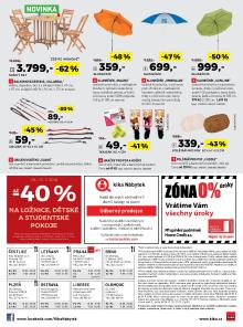 akční leták Kika nábytek 18.7.2016-31.7.2016