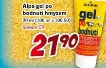 Gel po bodnutí hmyzem Alpa