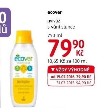 Aviváž Ecover