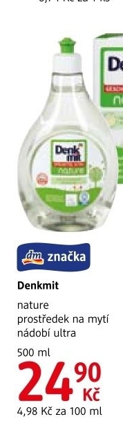 Prostředek na nádobí nature Denkmit
