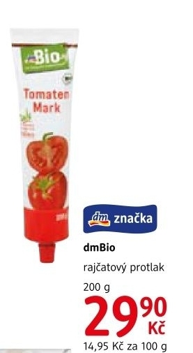 Rajčatový protlak dm Bio