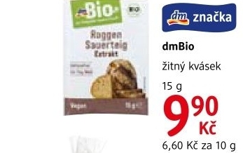 Žitný kvásek dm Bio
