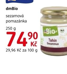 Sezamová pasta Tahini dm Bio