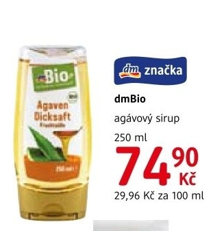 Agávový sirup dm Bio