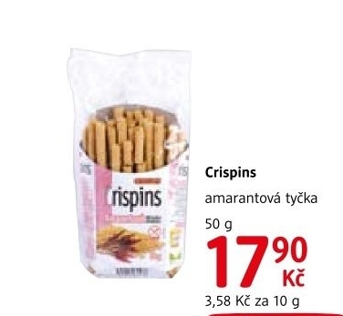 Tyčinky amarantové Crispins Extrudo