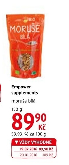 Moruše bílá Empower supplements