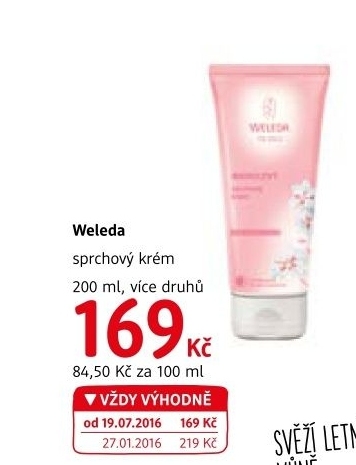 Sprchový krém Weleda