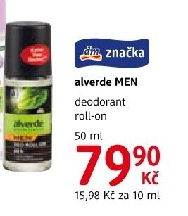 Deodorant kuličkový roll-on Alverde