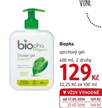 Sprchový gel Biopha