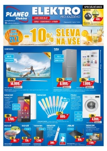 akční leták Planeo Elektro 20.7.2016-26.7.2016