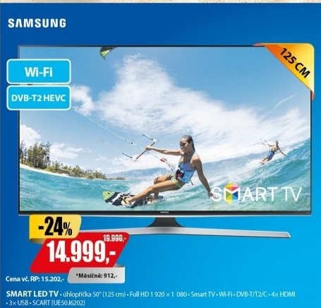 UE50J6202LED FULL HD LCD TV SAMSUNG