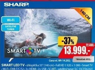 LC 55CFE6242 FHD 400Hz, SMART SHARP