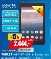 OT PIXI 3 8 IPS 16G 1G GPS An5.0 ALCATEL
