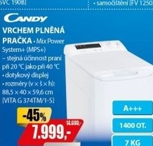 VITA G 374TM/1-S PRAČKACANDY