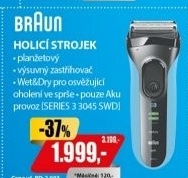 Series 3 3045sWD HOL. STROJEK BRAUN