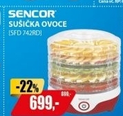 SFD 742RD sušička ovoceSENCOR