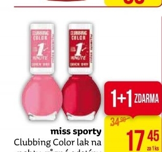 Lak na nehty Clubbing Color Miss Sporty