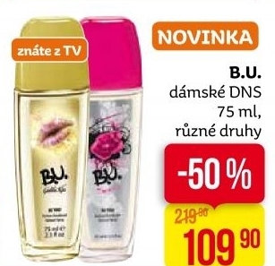 Deodorant parfémovaný dámskýB.U.