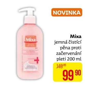 Pěna proti začervenání pleti Mixa