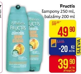 Šampon Fructis Garnier