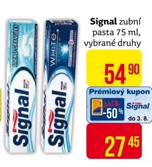 Pasty na zuby Signal