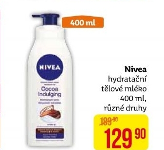 Tělová mléka Nivea