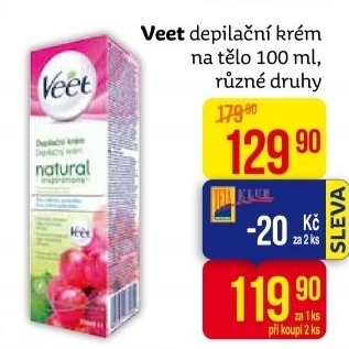 Krém depilační Veet