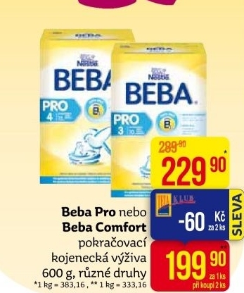 Mléčná výživa Pro Beba Nestlé