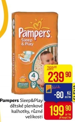 Pleny dětské Pampers Sleep &amp