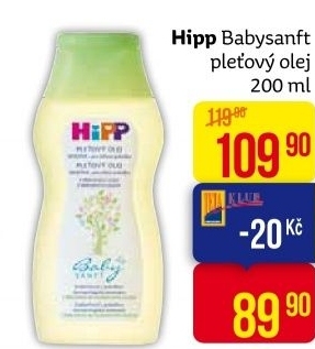 Olej pleťový dětský HiPP