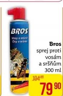 Přípravek proti vosám a sršňům sprej Bros