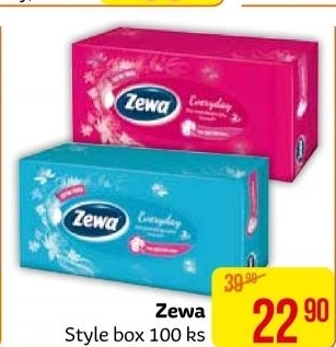 Kapesníčky papírové Zewa - box