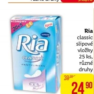 Vložky dámské slipové Ria