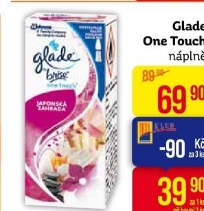 Osvěžovač vzduchu One touch Glade by Brise - náplň
