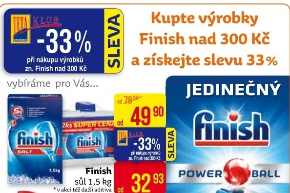 Sůl do myčky Finish