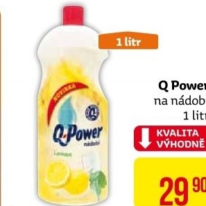Prostředek na nádobí Q Power